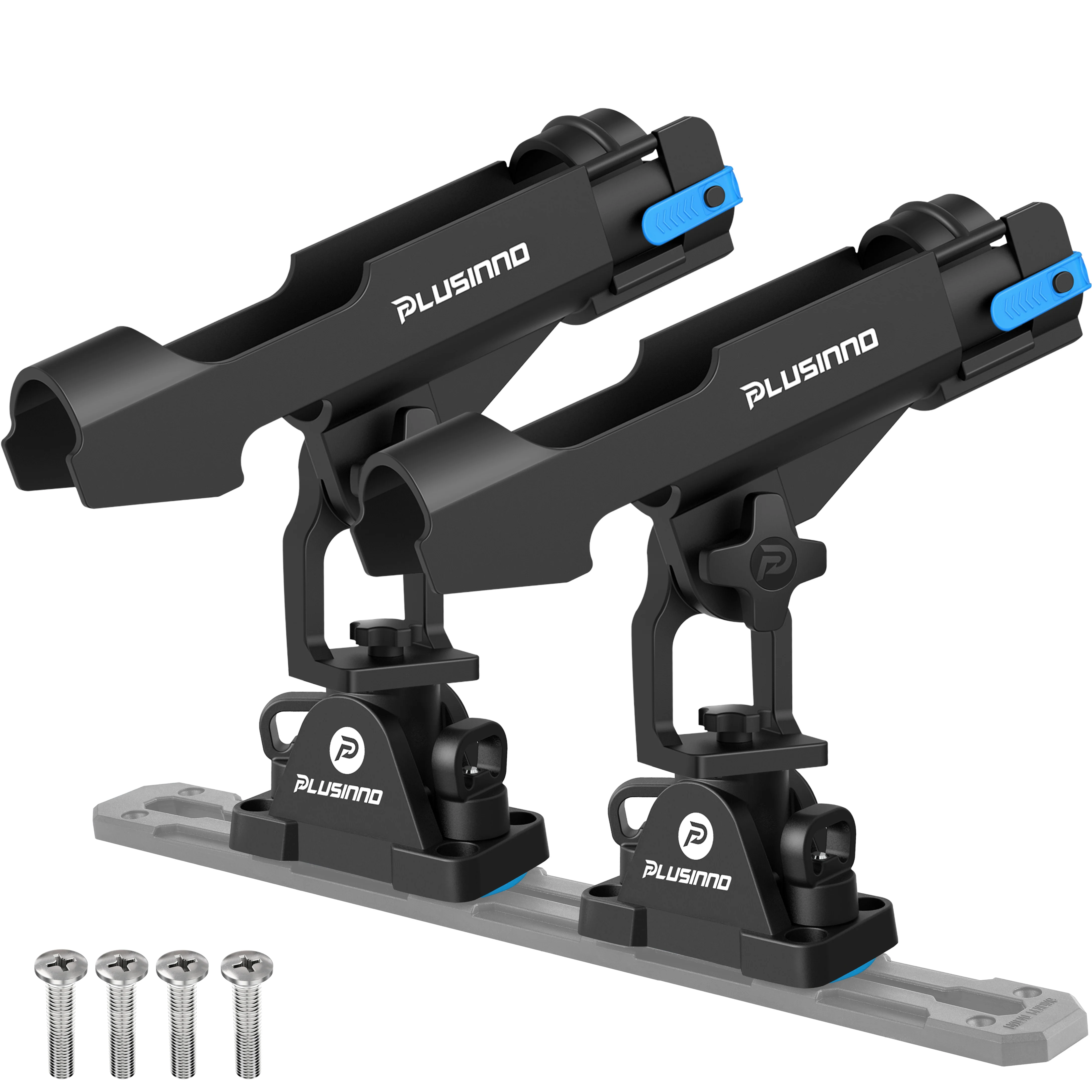 PLUSINNO 2 in 1 Fishing Rod Holders for Boat (Track not included).