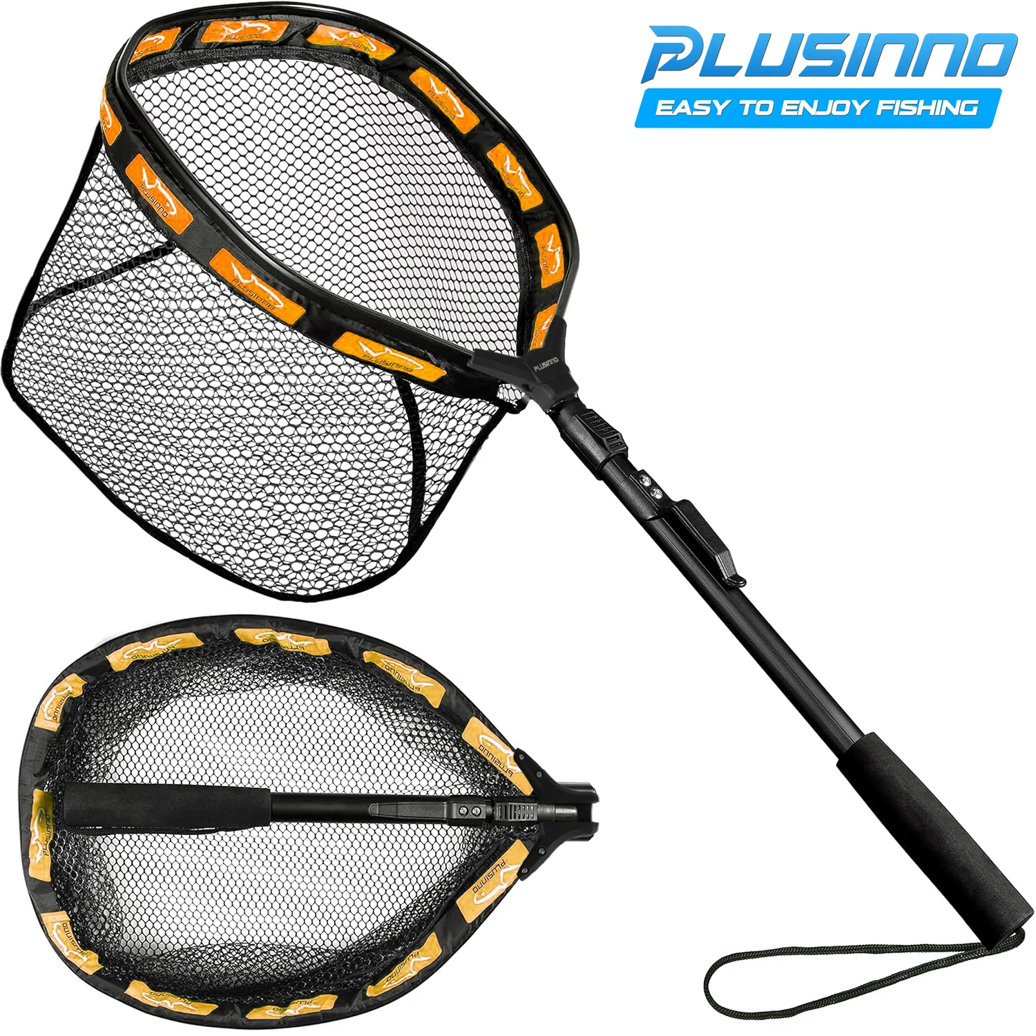 PLUSINNO FN2 Oval Floating Fish Landing Net